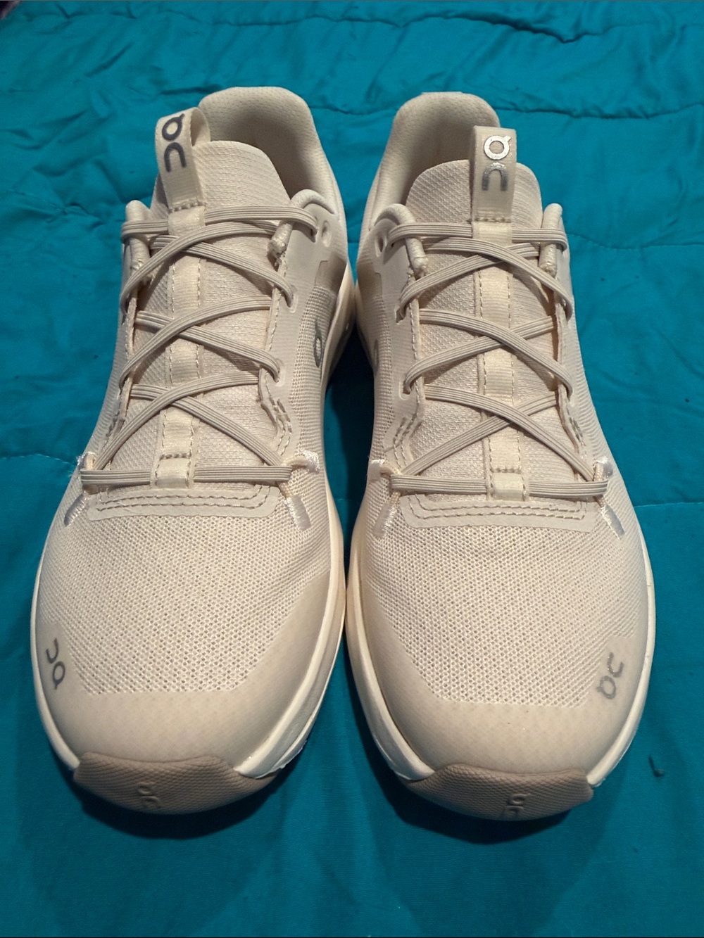 On Running Men's Neutral Beige/Off-White Athletic Sneakers